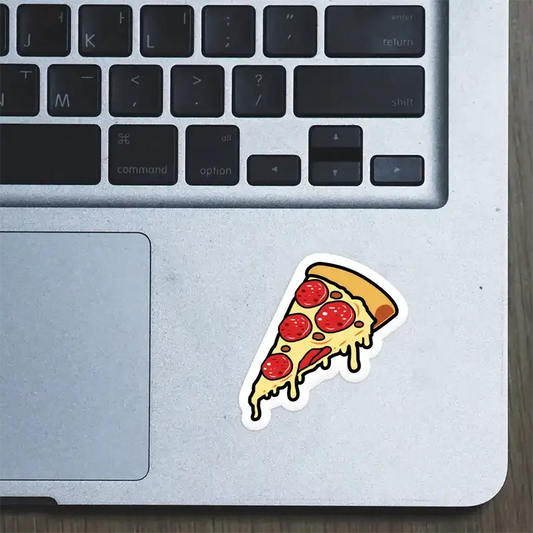 Pizza Laptop Sticker