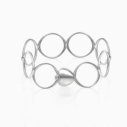 Silver The Heart Ring Bracelet