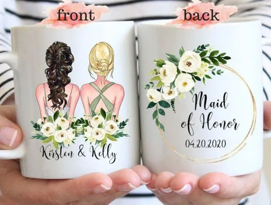 Personalised Best Friends Mug