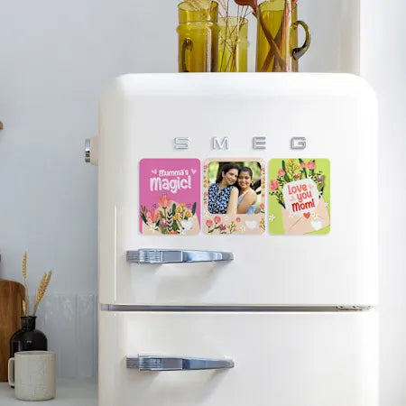 Personalized Mother's Day Fridge Magnets Trio