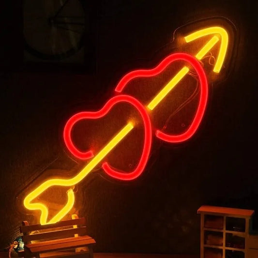Double Heart Neon lamp