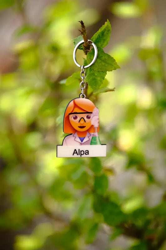 Scientist Keychain