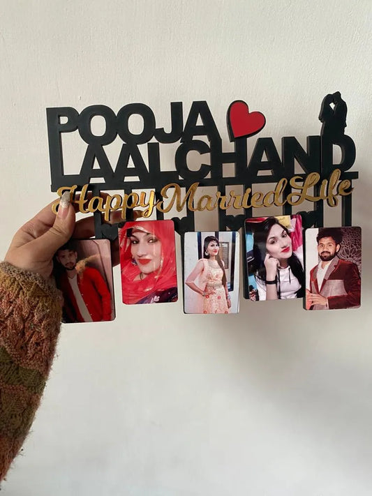 Happy married life frame