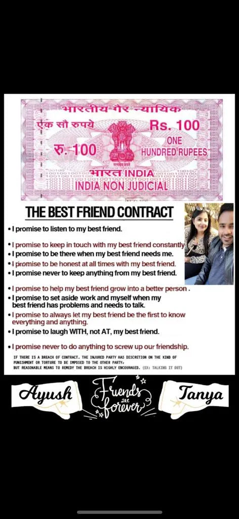 Virtual FriendShip Agreement