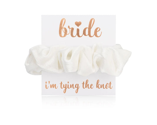 Bride Scrunchie With card