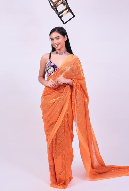 Tango Filmfare Sequence Saree