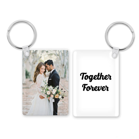 Double side message Keychain