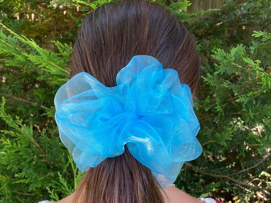 Police Strobe Organza Scrunchie