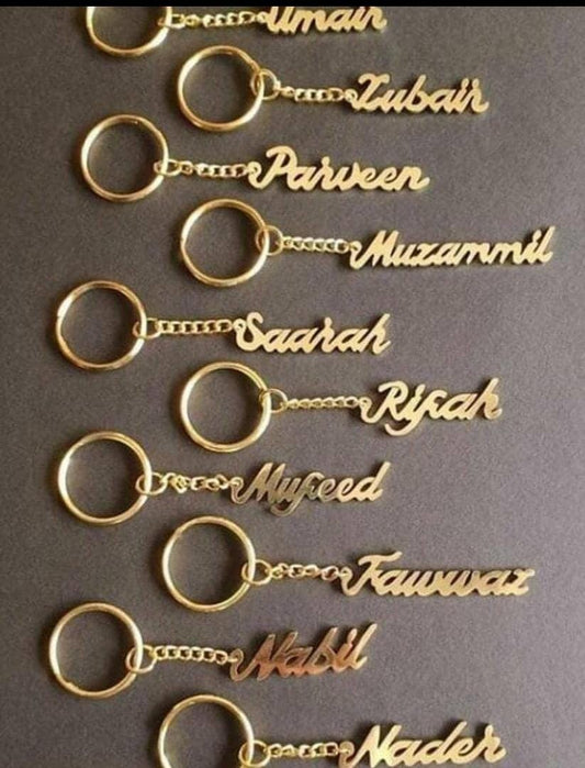 Metal Name Keychain 101