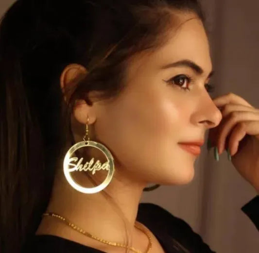 Acrylic name earring