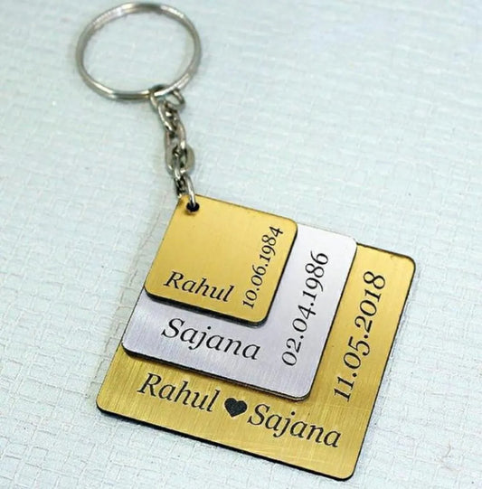 You and Me Keychain