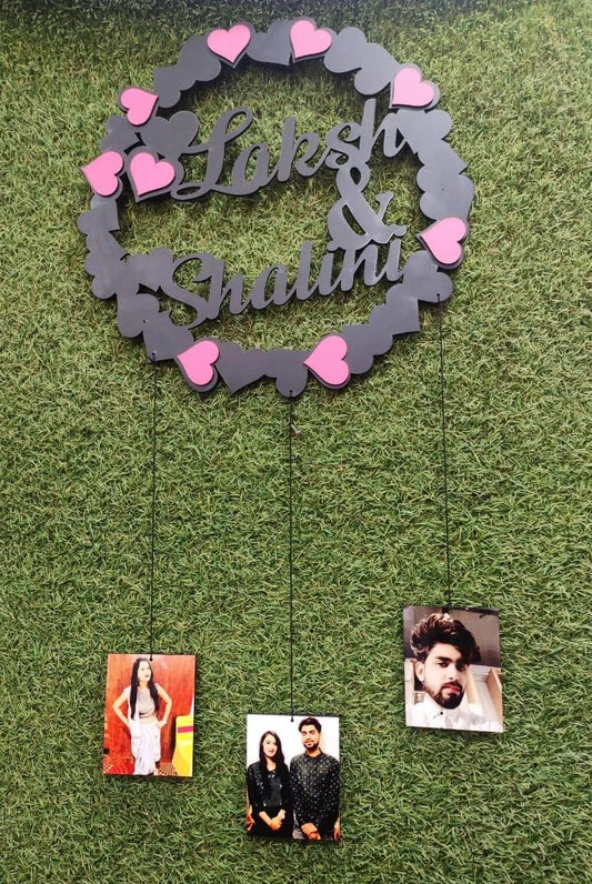 Name plus photo Frame