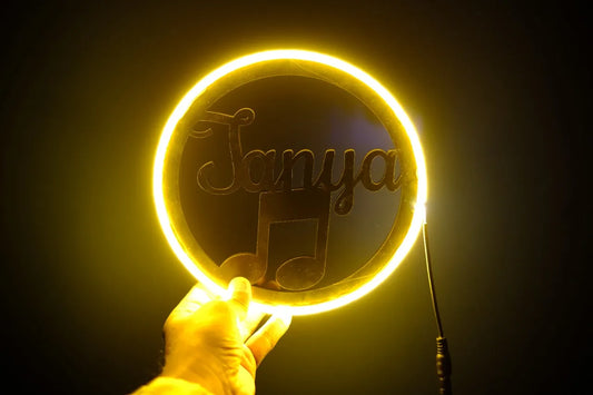 Neon Ring Fire Name Lamp
