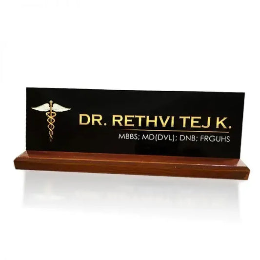 Doctor Desk name plate