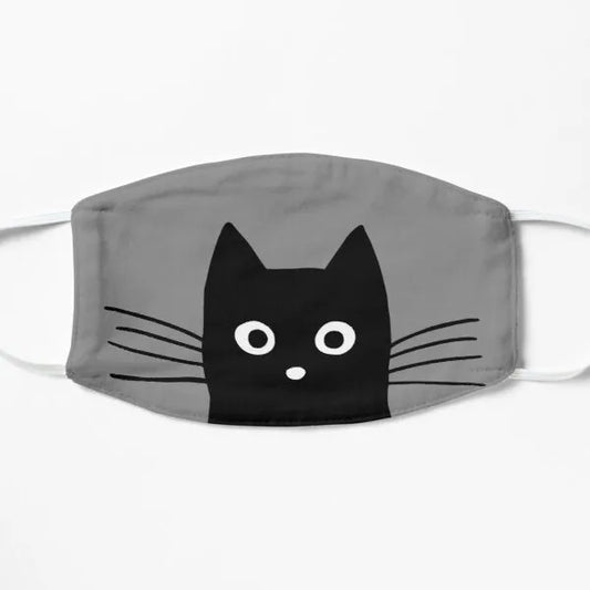 Black Cat Face Mask