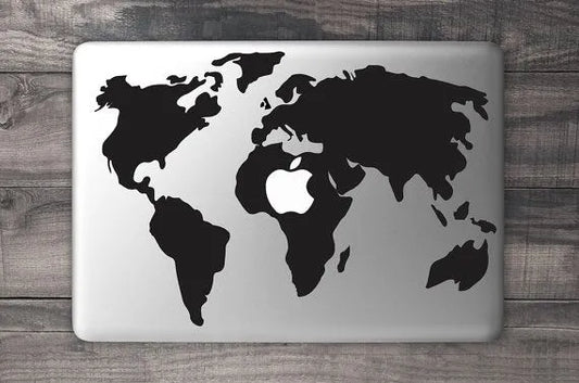 Map laptop sticker