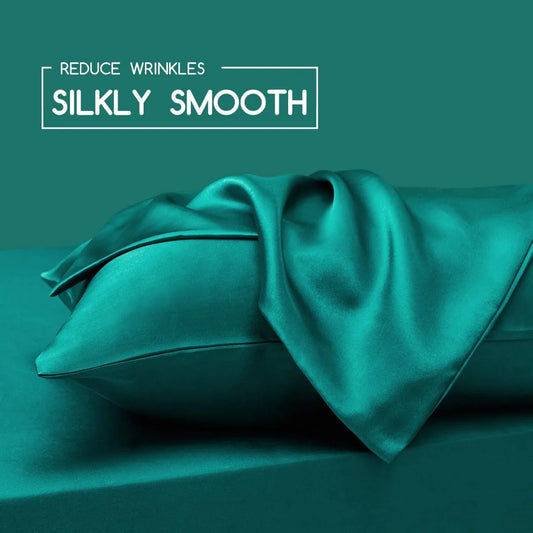 Emerald Green Satin Beauty pillowcase