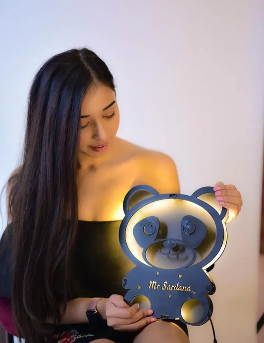 Personalised Mini Panda Lamp