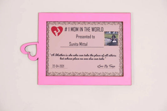 Best Mom Certificate