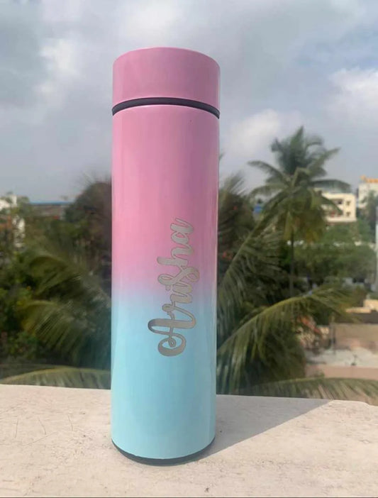 Pastel color temperature bottle