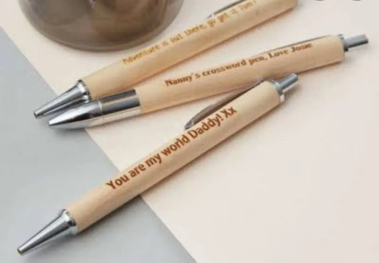 Wooden engraving Pen