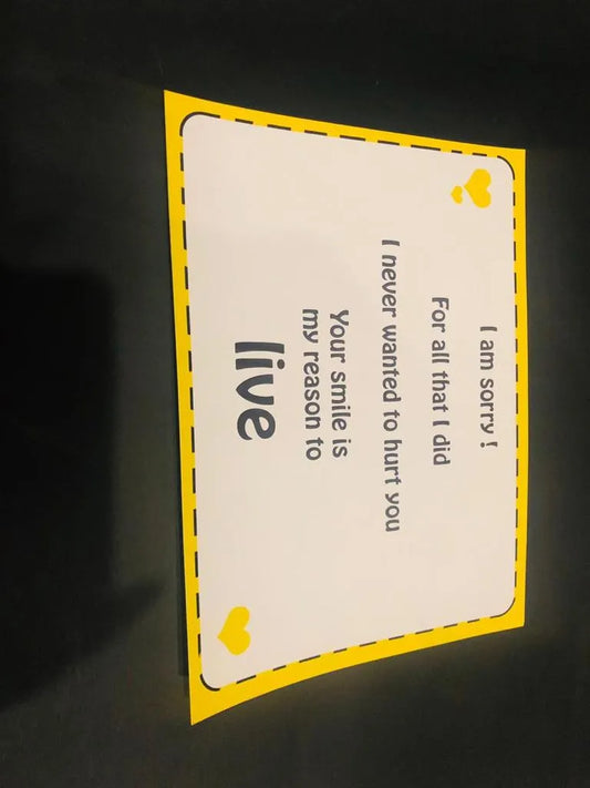 Customised Pla Card Set