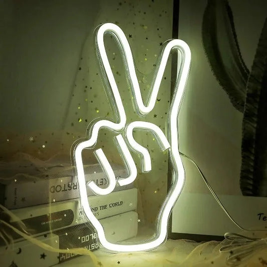 Victory Neon lamp