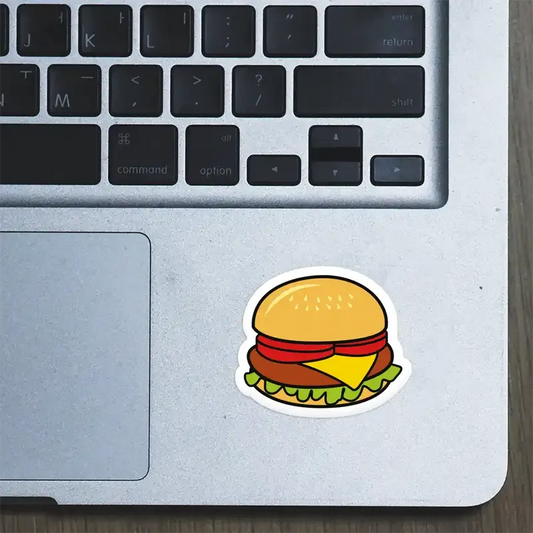 Burger Laptop Sticker