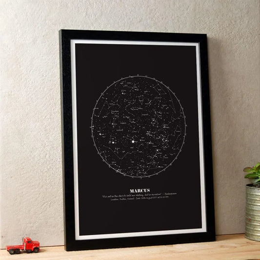 Personalised Star Map - A3 Size