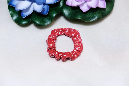 Star leather skinny Scrunchie