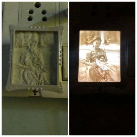 Lithophane socket