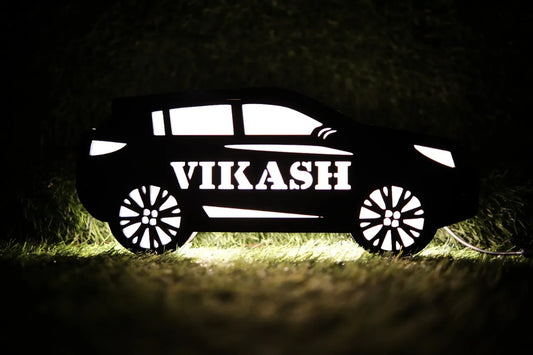 Car Style Name Lamp