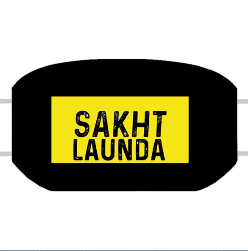 Sakht Launda Customized Reusable Face Mask