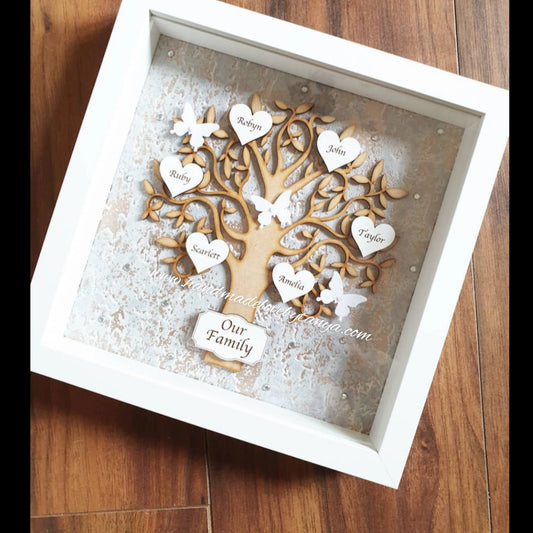 family tree wooden