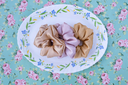 Scrunchies  Nude Combo