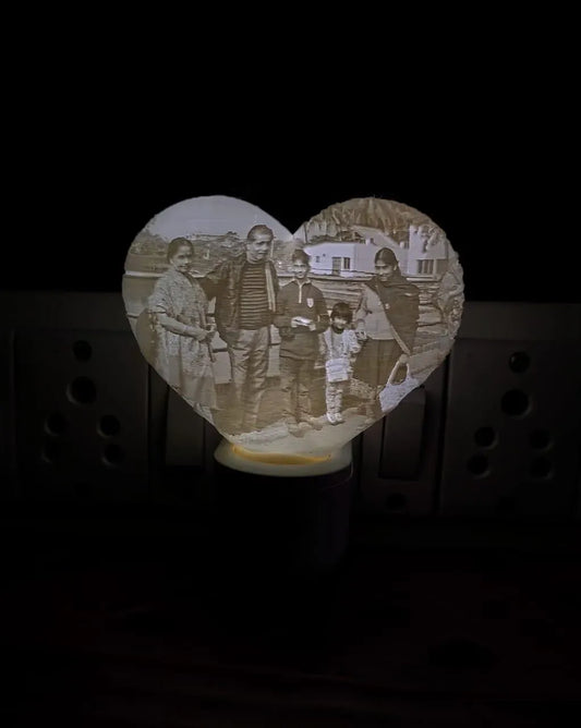 Personalised Magic Heart Lamp