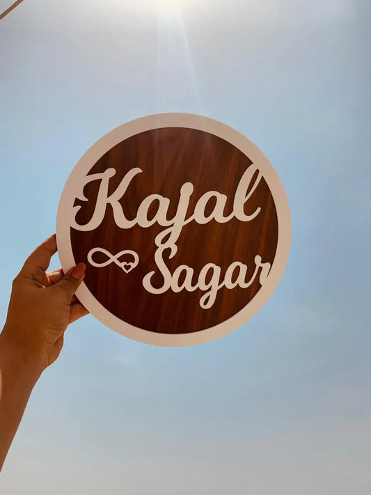 Couple name plate 03