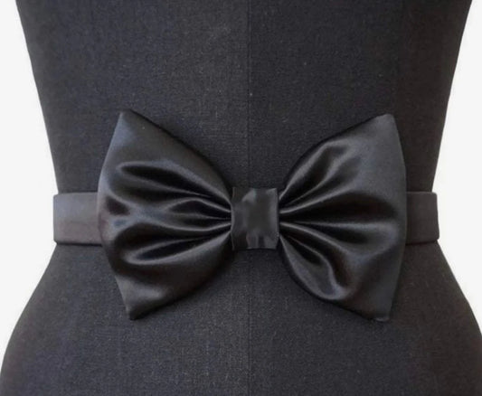 Satin Bow Belt