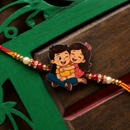 Brother Sister Hug Rakhi