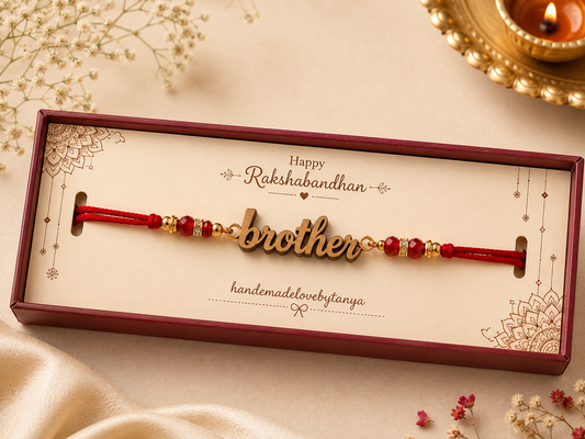 Wooden Brother Rakhi