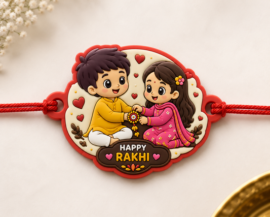 Happy Rakhi Cartoon Rakhi