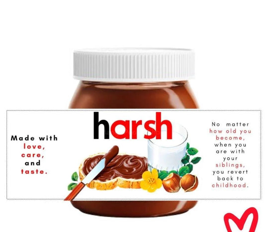 Personalised Nutella Jar