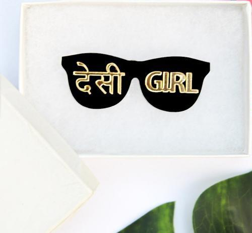 Desi Girl  Brooch