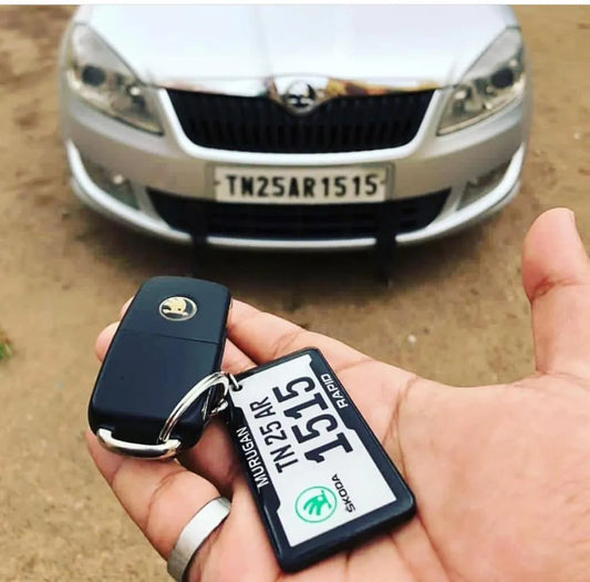 Personalised Car Keychain  v2