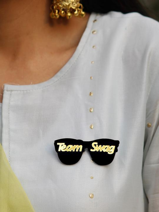 Team Swag Sunglass  Brooch