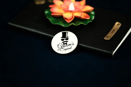 Groom's Squad Brooch