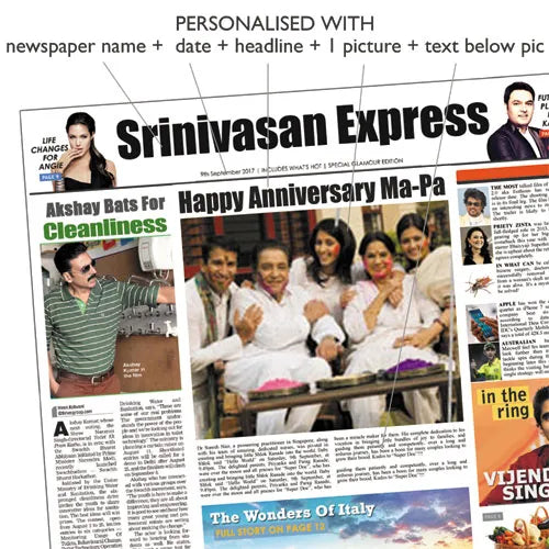 Personalised Newspaper
