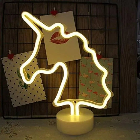 unicorn neon lamp