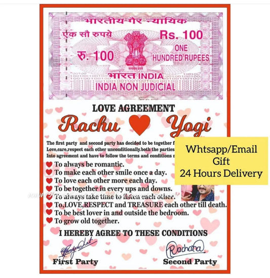 Virtual love agreement