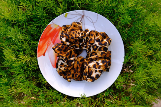 Cheetah Print scrunchie